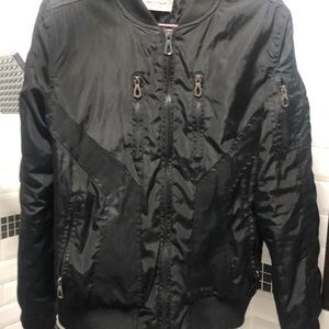 Paper denim & cloth size small black jacket medium layered mens